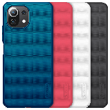Захисний чохол Nillkin для Xiaomi Mi11 Lite 4G/5G Super Frosted Shield Black, фото 10