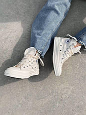 Жіночі кеди Converse Comme Des Garcons Play Chuck Taylor High Beige 150205C, фото 2