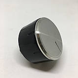 Ручка конфорки чорна/сталева для газової варильної поверхні Bosch PCC., PCH., PCP., PCQ.. 00616100, фото 4