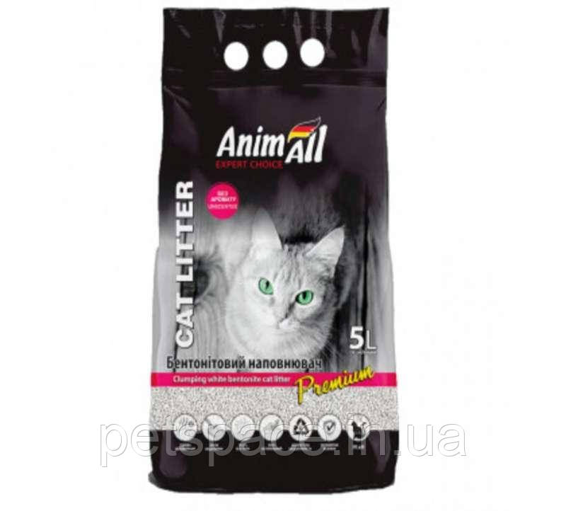Бентонітовий наповнювач AnimAll Premium (ЕнімАлл Преміум без аромату) 5 л