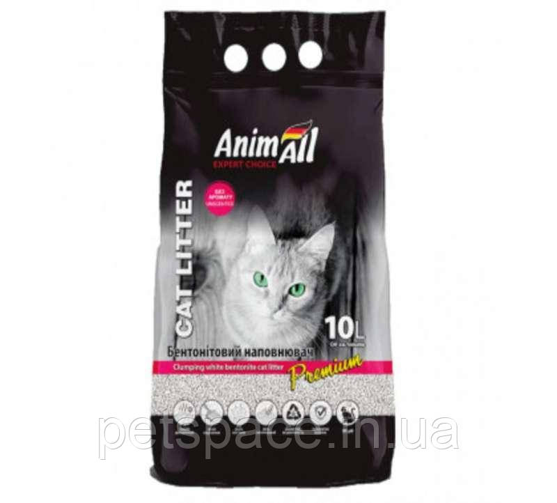 Бентонітовий наповнювач AnimAll Premium (ЕнімАлл Преміум без запаху) 10л