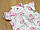 74 4-6 міс (68) тонкий легенький мусліновий боді з короткими рукавами для новорожденної дівчинки дитячий 9003, фото 2