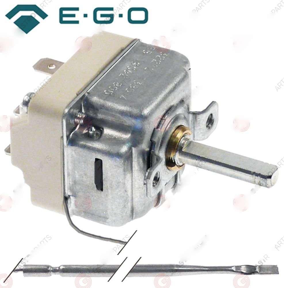 Термостат EGO 55.19062.800 55-320C 1 полюс 1NO 16A зонд Ø 3,1mm L=226mm