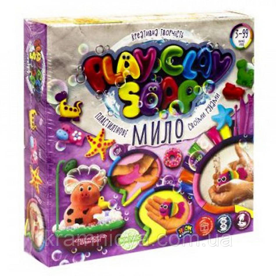 Пластилінове мило PLAY CLAY SOAP Danko Toys (PCS-01-01U)