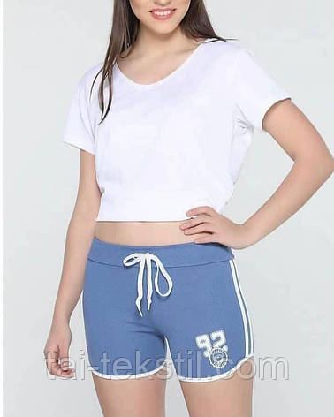 Шорти жіночі молодіжні спорт т. м NAZAR Туреччина S,M,L,XL, фото 2