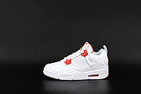 Женские кроссовки Air Jordan 4 Retro Metallic Red CT8527-112