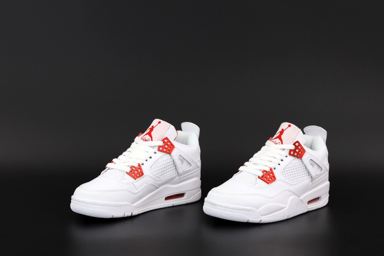 Кросівки жіночі Air Jordan 4 Retro Metallic Red CT8527-112, фото 1