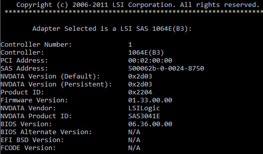 HBA/RAID контроллер адаптер LSI SAS3041E-HP (SAS1064E) 4 порта SAS/SATA PCIe 4x. Chia - фото 3 - id-p1421247248