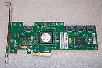HBA/RAID контроллер адаптер LSI SAS3041E-HP (SAS1064E) 4 порта SAS/SATA PCIe 4x. Chia