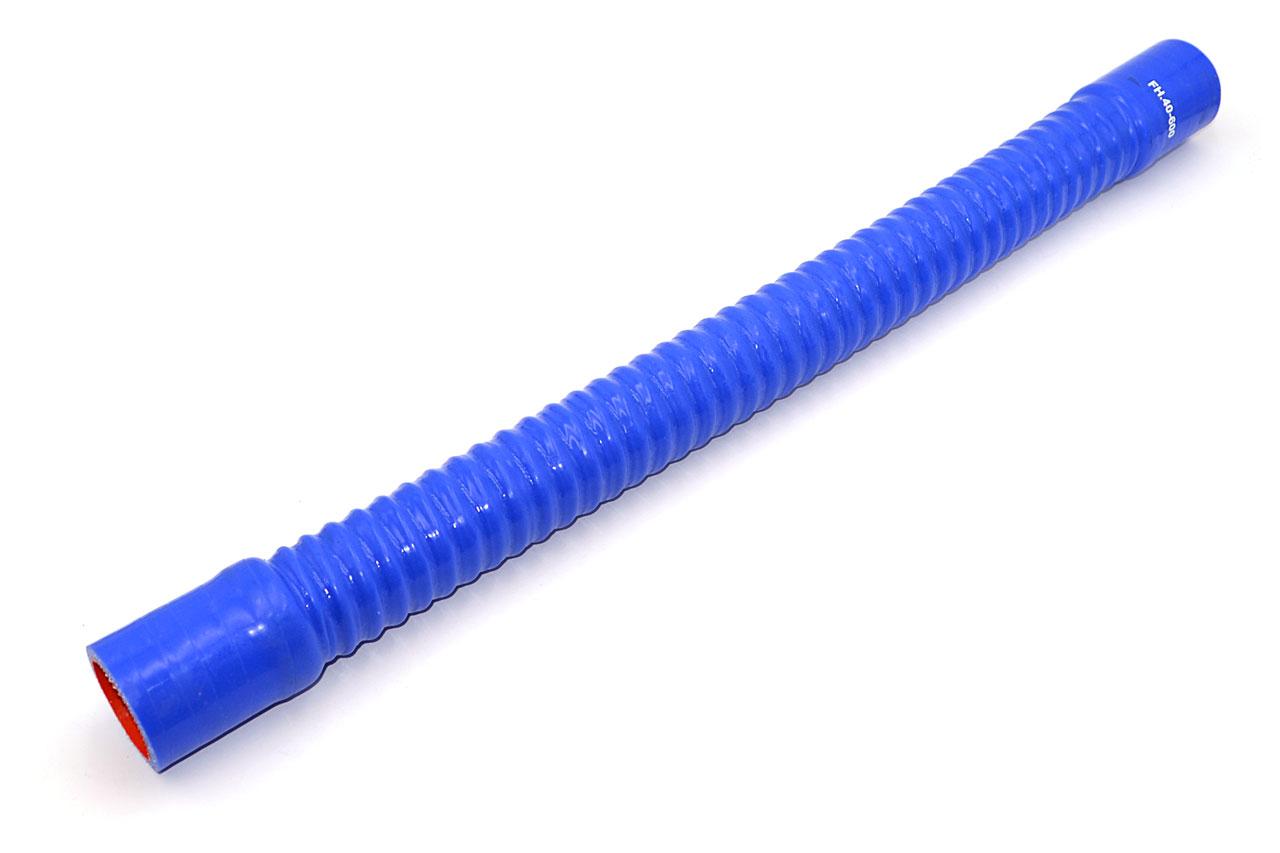 Патрубок 600 мм прямий-гофра d-45 товщина - 4 мм, фото 1