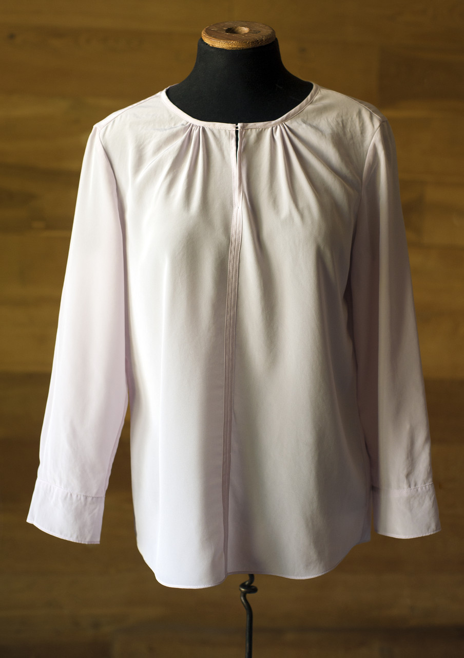 Світло рожева шовкова блузка жіноча Luisa Cerano, розмір S