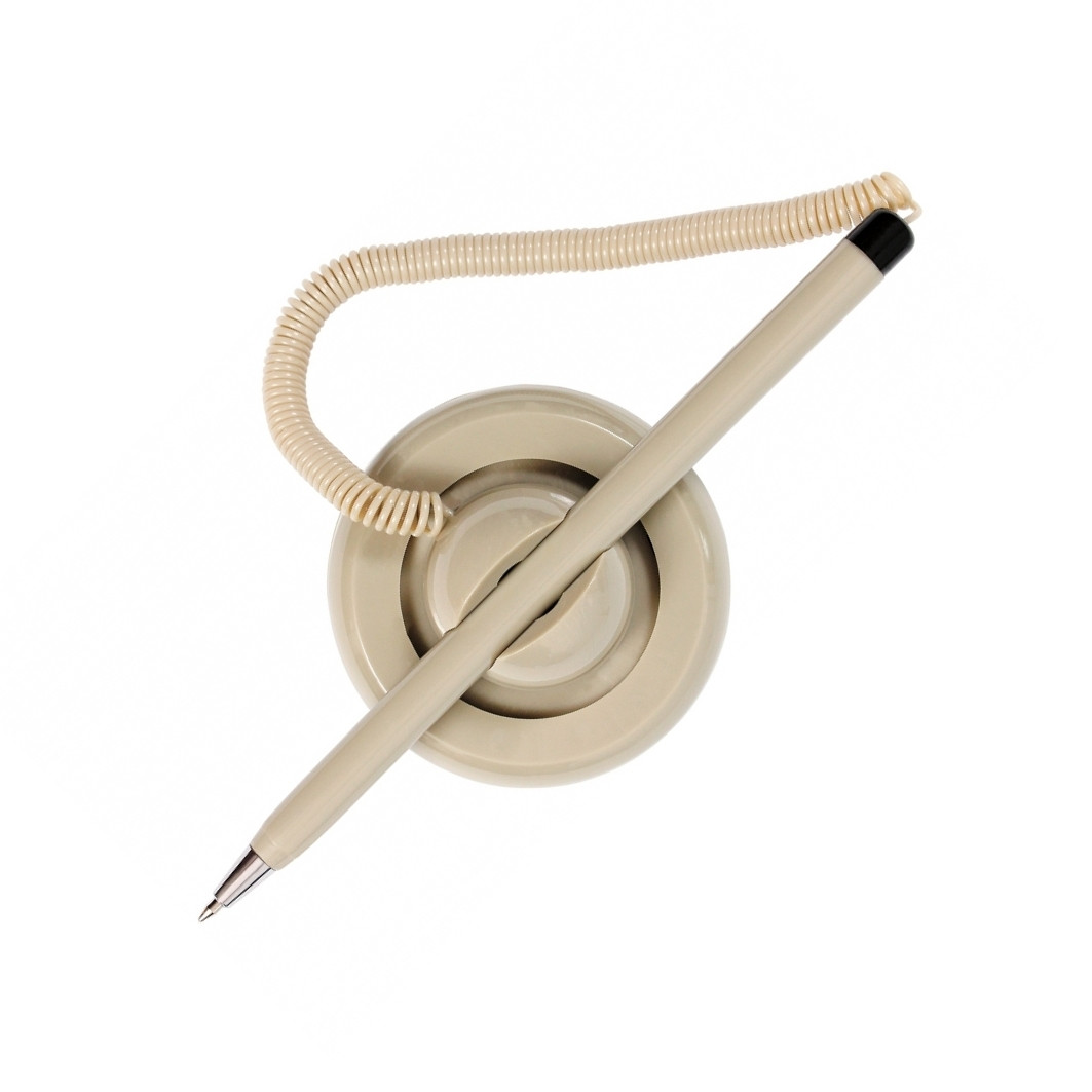 Ручка кулькова на підставці E10118 Post Pen сірий корпус, фото 1