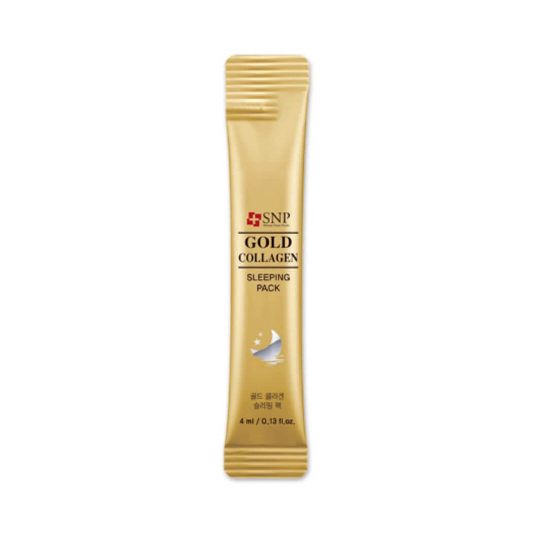 SNP Gold Collagen Sleeping Pack Нічна маска з золотом і колагеном, 4 мл