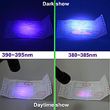 No173 УФ Світлодіод 10 ватів 12 вольтів 365 нм / ультрафіолетовий UV LED 10 W 12 V 365 nm, фото 4