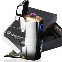 Запальничка 4в1 usb електрична Wenger, Електронна акумуляторна USB дугова запальничка