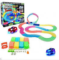 Дитячий конструктор Magic Tracks 360 деталей, дитяча іграшкова гоночна дорога, гоночний трек. Автотрек