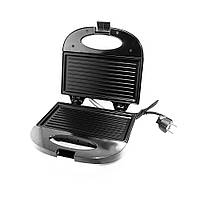 Електричний Гриль бутербродниця, сендвічниця, тостер A-Plus смугастий, для бутербродів та сендвічів