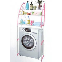 Полиця-стелаж над пральною машиною підлогова тумба 152 см Біла