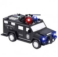 Електронна скарбничка-сейф з кодовим замком та відбитком пальця машинка Hummer Cach, скарбничка сейф для дітей