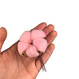 Бавовна рожева 5 см 20 шт, фото 3