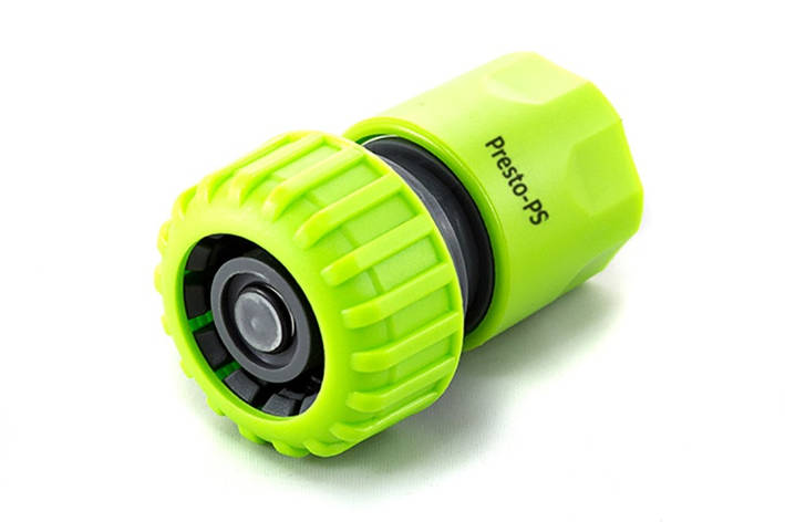 Конектор Presto-PS для шланга 3/4 дюйма з аквастопом (5820G), фото 1