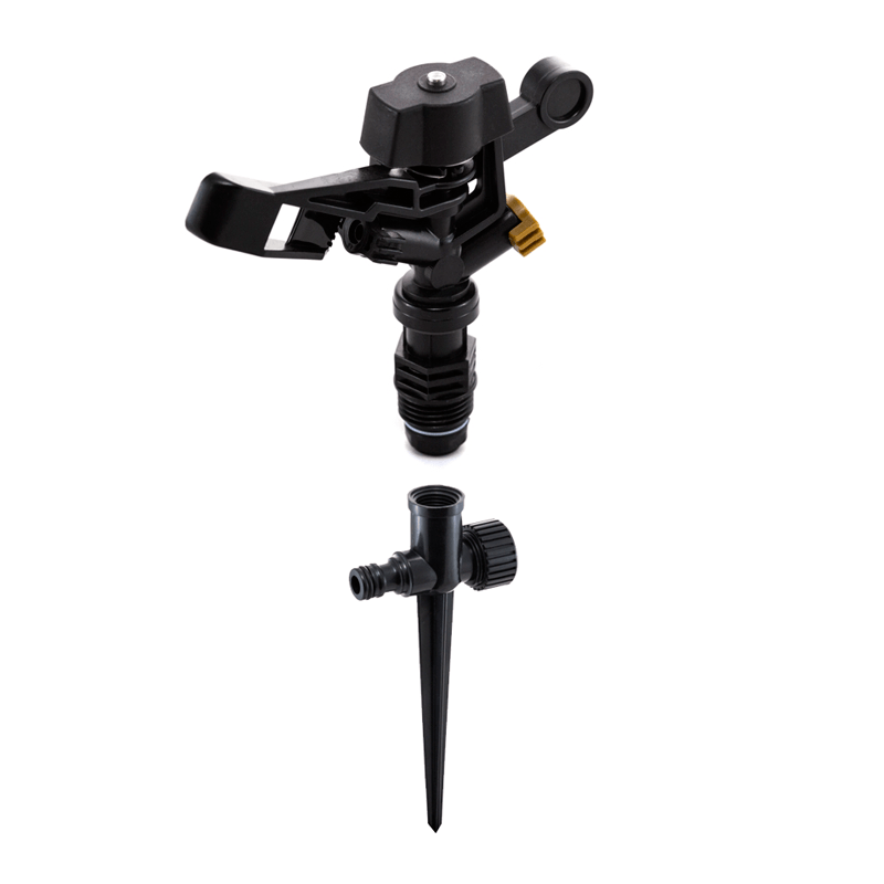 Дощувач Presto-PS зрошувач імпульсний для городу на 2 форсунки з різьбою 1/2 дюйма (RS 5022-7)