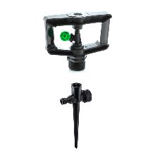 Дощувач Presto-PS зрошувач кругової регульований Римський фрегат на ніжці (SP-3103)