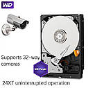 Жорсткий диск Western Digital WD Purple WD10PURX 1TB для систем відеоспостереження, фото 3