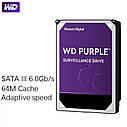 Жорсткий диск Western Digital WD Purple WD10PURX 1TB для систем відеоспостереження, фото 6