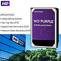 Жорсткий диск Western Digital WD Purple WD10PURX 1TB для систем відеоспостереження, фото 4