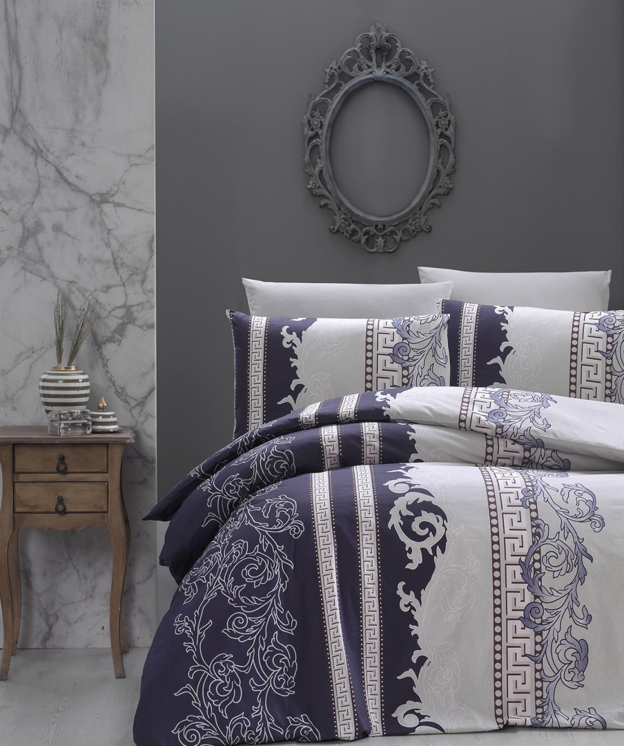 Турецьке Постільна білизна First Choice Ranforce Walls Indigo