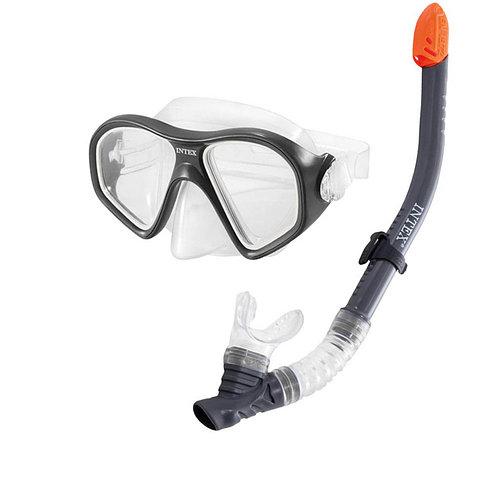 Набір маска і трубка для підводного плавання intex 55648 14+ і дорослих