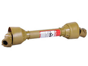 Вал карданний 6*6 шлицов, 660 мм, переріз-трехлимонник, з кожухом