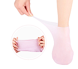 Силіконові шкарпетки для догляду за шкірою ніг (1 пара гелевих спа-шкарпетків), фото 2