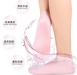 Силіконові шкарпетки для догляду за шкірою ніг (1 пара гелевих спа-шкарпетків), фото 6