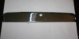 Renault Duster Планка над номером цілісна (неірж.) TMR Накладки на кришку багажника Рено Дастер