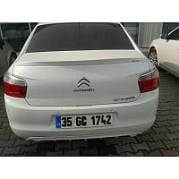 Citroen C-Elysee Спойлер Meliset (під фарбування) TMR Спойлера Сітроен C-Еліс