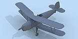 Пластикова модель 1/32 ICM 32030 німецький навчально-тренувальний літак Bücker Bü 131D, фото 5
