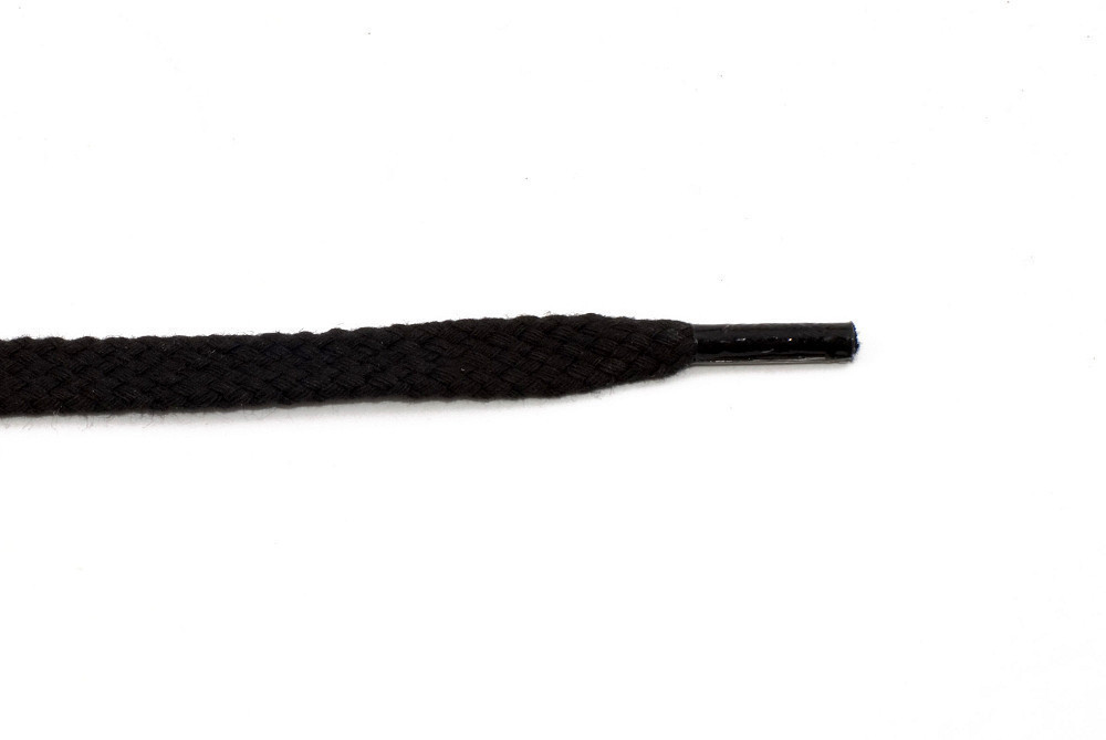 Шнурки цв. черный 90 см, ширина 8.5мм, плоские (HT01) Tarrago - фото 3 - id-p677447110