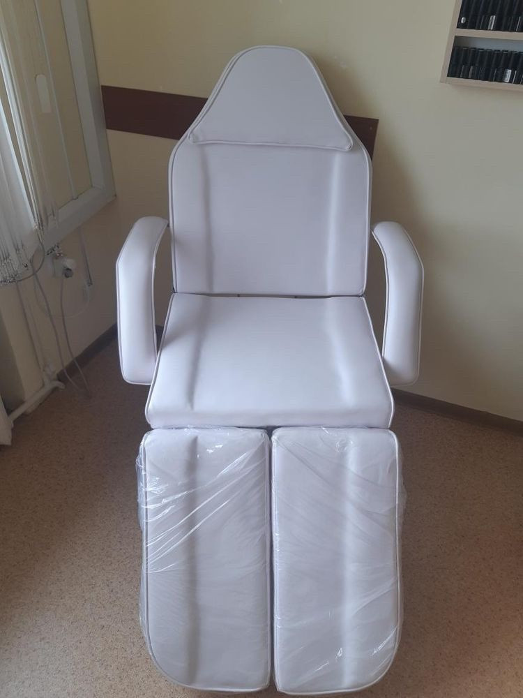 Крісло косметичне лежак BW-263 Біле, фото 1