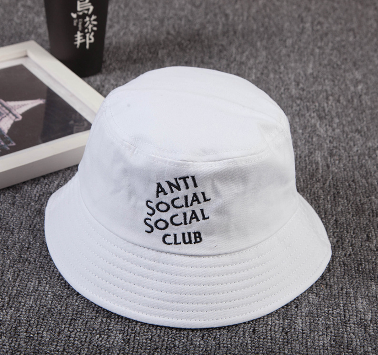 Панама Bucket Hat Anti Social Social Club ASSC Біла