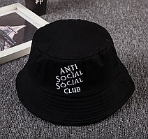 Панама Bucket Hat Anti Social Social Club ASSC Чорна