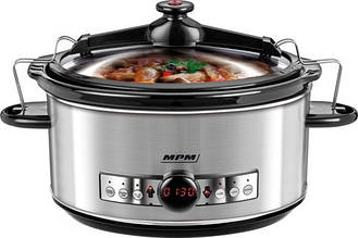 Медленноварка MPM MWO-01M (320Вт, керамічна чаша, 6.5 л, Польща)