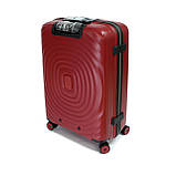 Пластикова валіза Snowball, на 4 колесах, велика, 103 л, бордова, фото 2