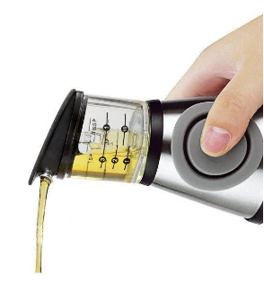 Диспансер пляшка для оливкової та соняшникової олії Press Measure Oil Dispenser! Кращий товар