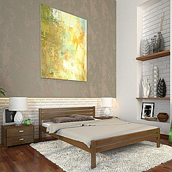 Ліжко дерев'яне двоспальне Роял