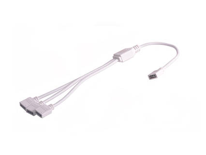 Разветвитель для RGB LED лент 4pin 1+3 шт Белый