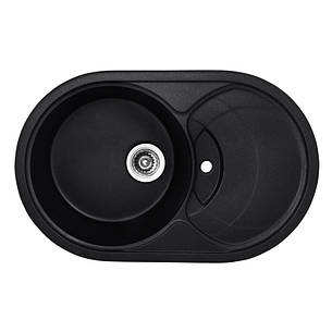 Мийка кухонна HB HB8310-G226 BLACK 780x500x220 (HB0975), фото 1