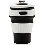 Чашка силіконова Collapsible 5332 350мл, складна, чорна (SH017241), фото 2