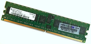 Оперативна пам'ять серверна, реєстрова DDR2 1Gb ECC 2700R-5300R, 5300P Z Б/У Під ремонт або відновлення!